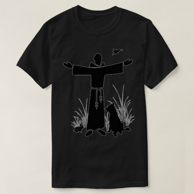 Feast of St Francis of Assisi T-Shirt (Design Front)