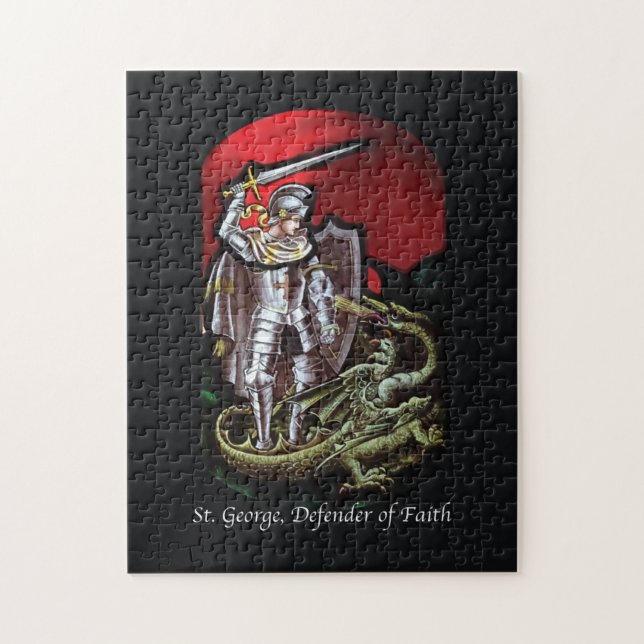 Feast of St. George Defender of Faith Slaying  Jigsaw Puzzle (Vertical)