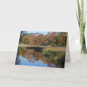 Feast of Tabernacles thinking of you greeting.  Card