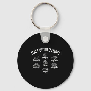 Feast Of The 7 Fishes Key Ring