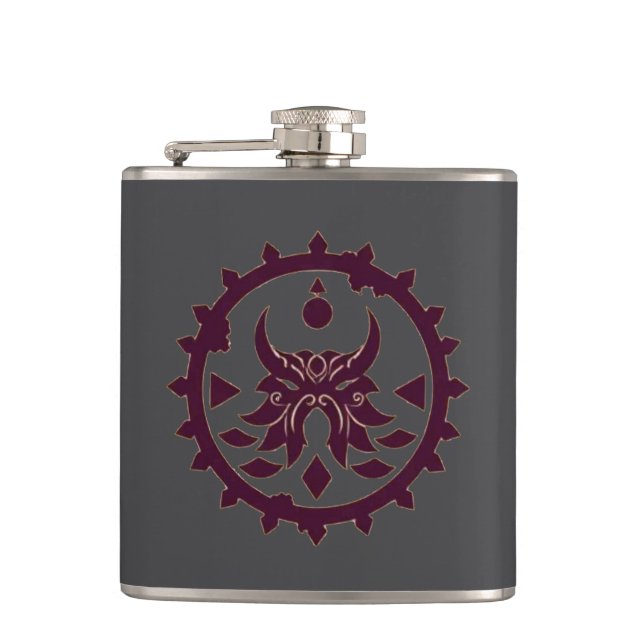 Feast of the Olde Gods Water Bottle Hip Flask (Front)