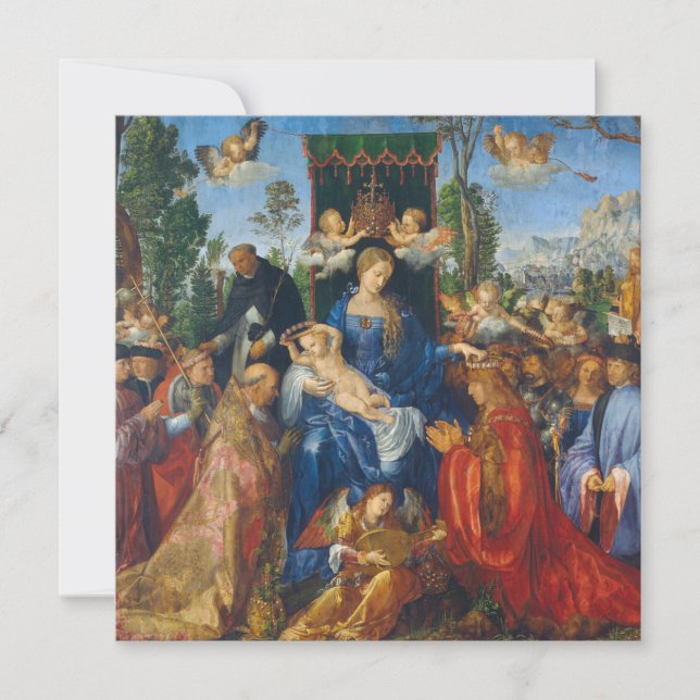 Feast of the Rosary - Albrecht Dürer, 1506 (Front)