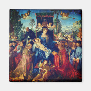 Feast of the Rosary - Albrecht Dürer, 1506 Magnet