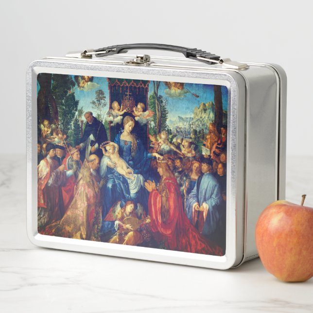 Feast of the Rosary - Albrecht Dürer, 1506 Metal Lunch Box (In Situ)