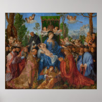 Feast of the Rose Garlands, 1506 (oil on wood)