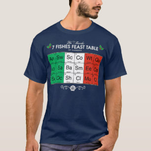 Feast Of The Seven Fishes Italian Christmas T-Shirt