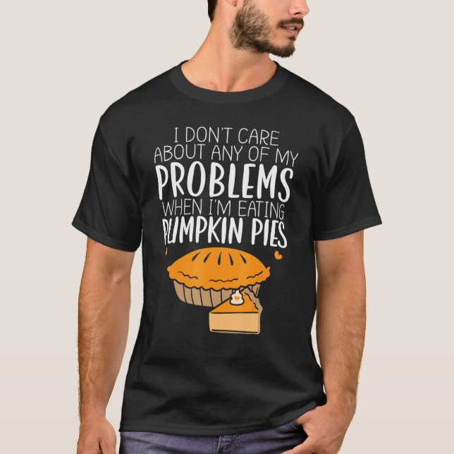 Feast Pumpkin Pies Harvest Thanksgiving T-Shirt (Front)