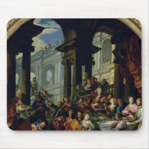 Feast under an Ionic Portico, c.1720-25 Mouse Pad