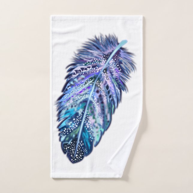 Feather Bath Towels - Choose Color (Hand Towel)