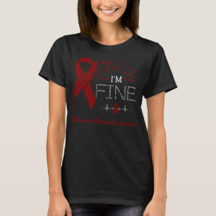Feather Birds I'm Fine Arteriovenous Malformation  T-Shirt