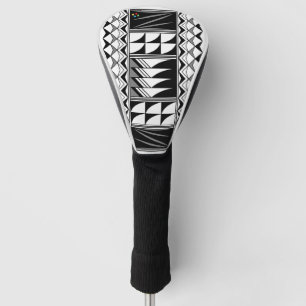 Feather Blessings in Grey Golf Head Cover