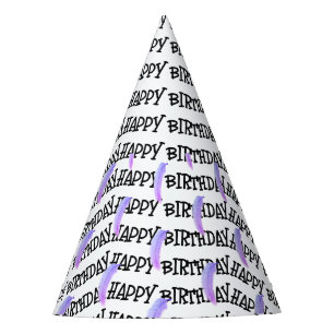 Feather blown by the wind party hat