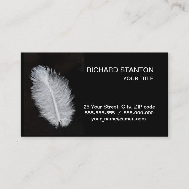 Feather Business Card (Front)