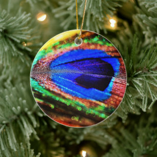 Feather by Shirley Taylor Ceramic Ornament