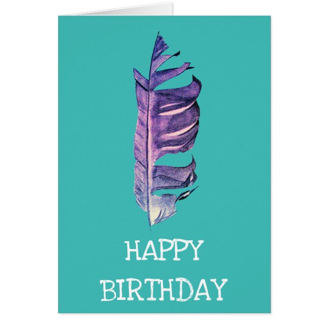 Feather drawing fine art original illustration (Front)