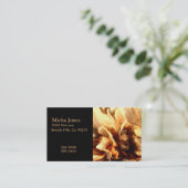 Feather Duster Close Up Business Card (Standing Front)