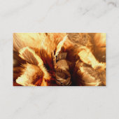Feather Duster Close Up Business Card (Back)