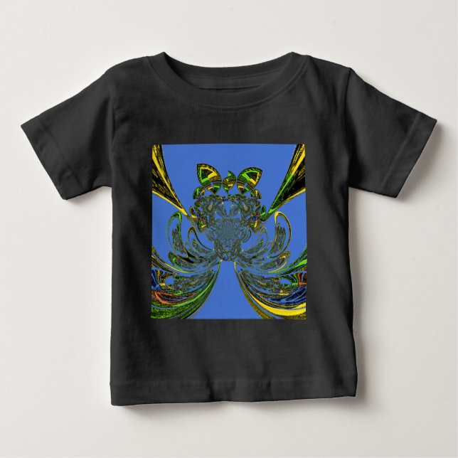 Feather Fish Baby T-Shirt (Front)