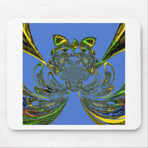 Feather Fish Mouse Pad