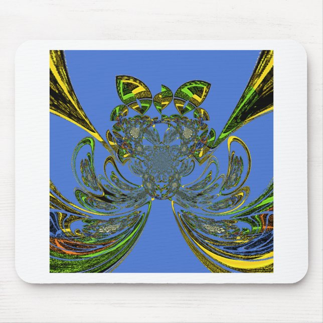 Feather Fish Mouse Pad (Front)