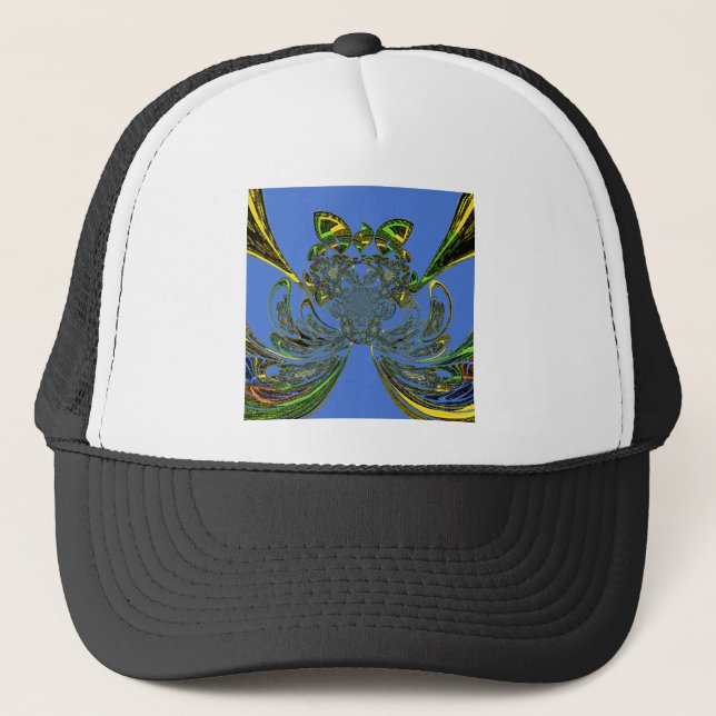 Feather Fish Trucker Hat (Front)