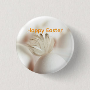 Feather Graphic 3 Cm Round Badge