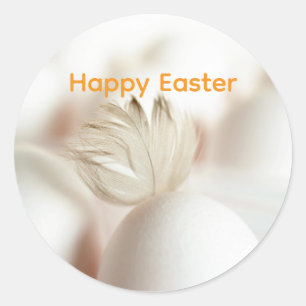 Feather Graphic Classic Round Sticker