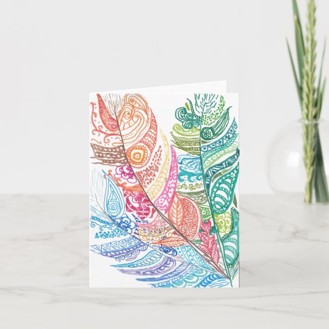 Feather group card (Front)
