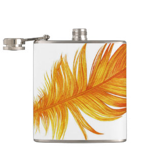 Feather Hip Flask