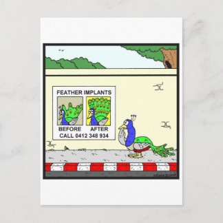Feather Implants Postcard