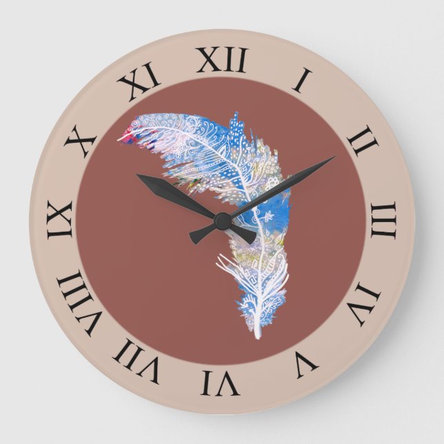 Feather Large Clock (Front)