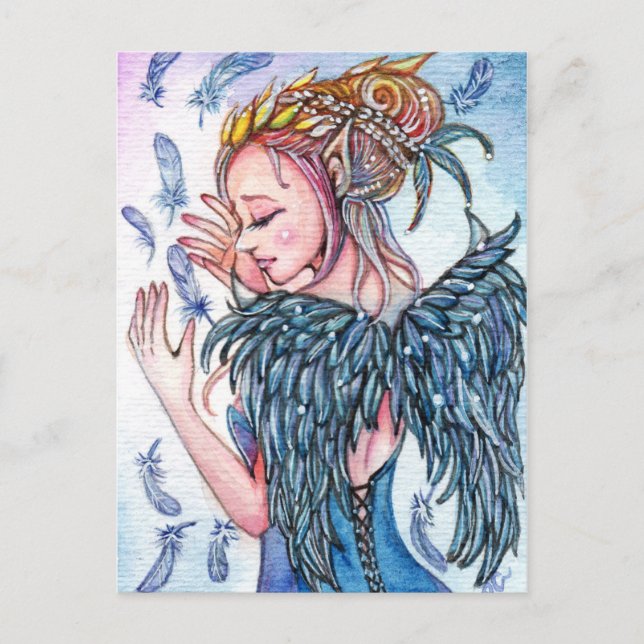 Feather Magic Postcard (Front)