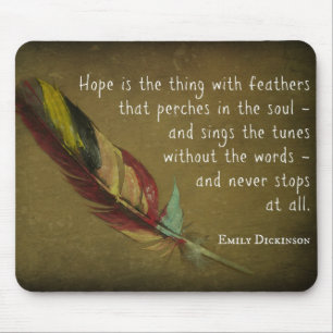 Feather Mouse Pad