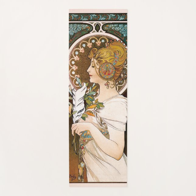 Feather, Mucha Yoga Mat (Front)
