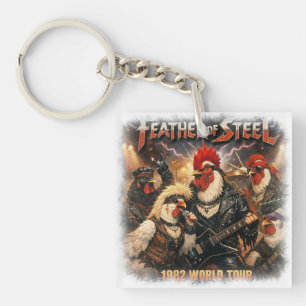 Feather of Steel – 1982 World Tour Heavy Metal Key Ring