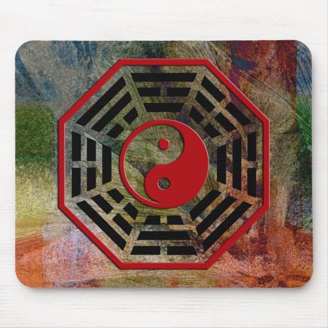 feather & PaKua Mouse Pad (Front)