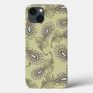 Feather Pattern iPhone 13 Case