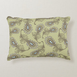 Feather Pattern Decorative Cushion