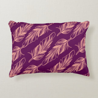 Feather Pattern Decorative Cushion