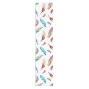 Feather pattern short table runner