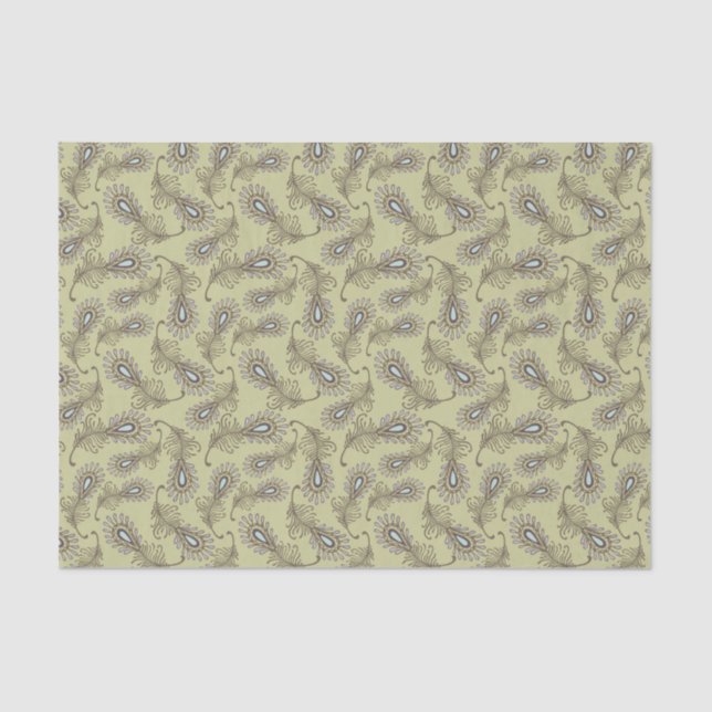 Feather Pattern Tissue Paper (Front)