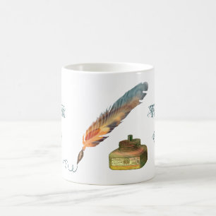 Feather Pen Thank You Mug