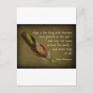 Feather Postcard