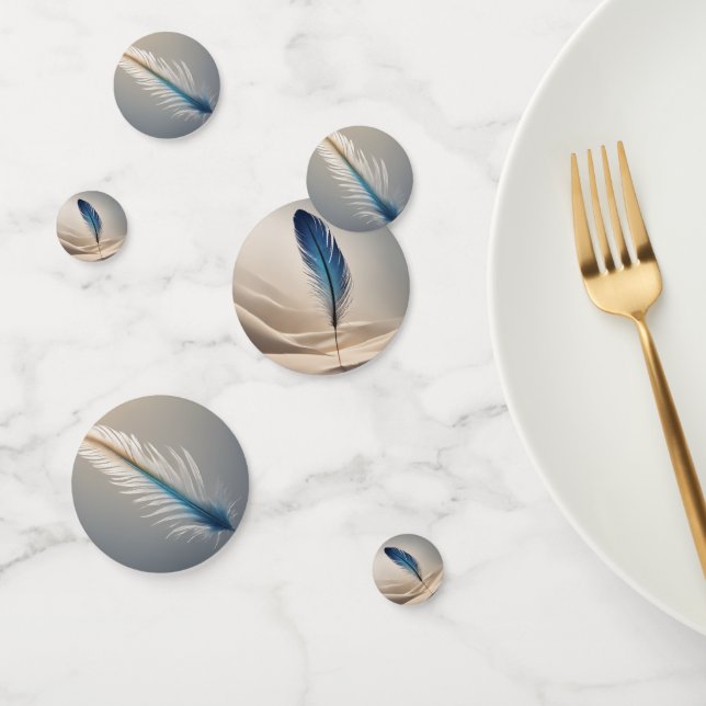 feather print confetti (Group)