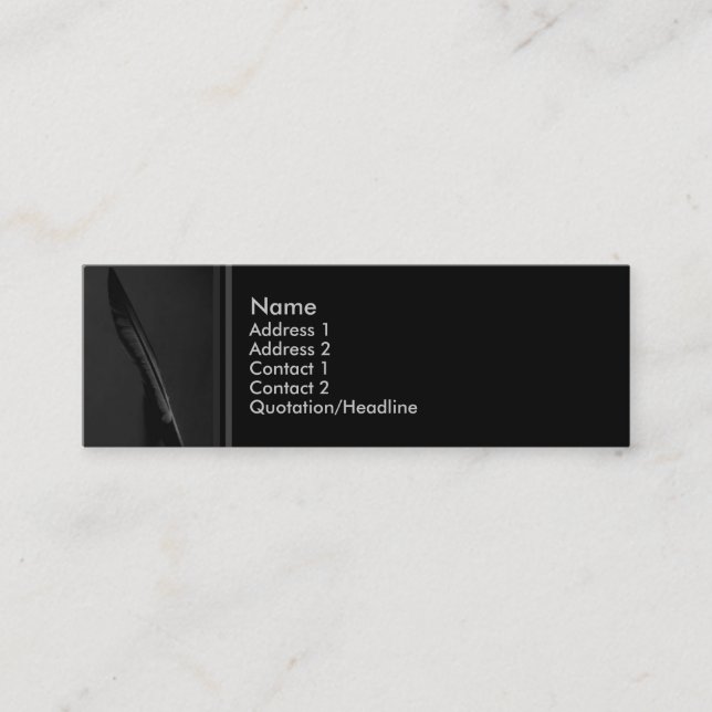 Feather Profile Card (Front)