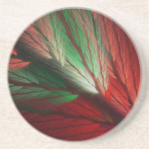 Feather Series-2---Colourful Coaster 1 of colour