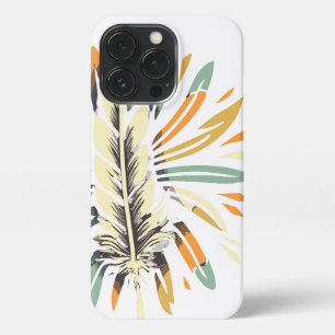 Feather Southwest Warrior Indian Tribal Art iPhone 13 Pro Case