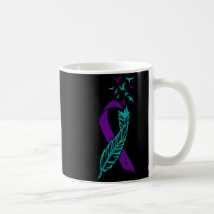 Feather Suicide Prevention Awareness You Purple Te Coffee Mug