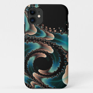 Feather swirl iphone case
