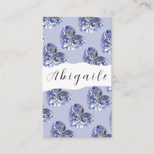 Feather Vector Seamless Vintage Diamonds Business Card